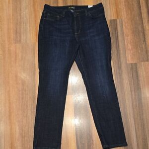 Lee Women's Dark Indigo Skinny Jeans Size 16